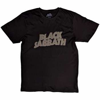 Merch Black Sabbath: Hi-build Camiseta Wavy Logo Black Sabbath