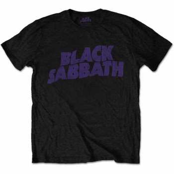 Mercancía Black Sabbath: Tričko Wavy Logo Black Sabbath Vintage  S
