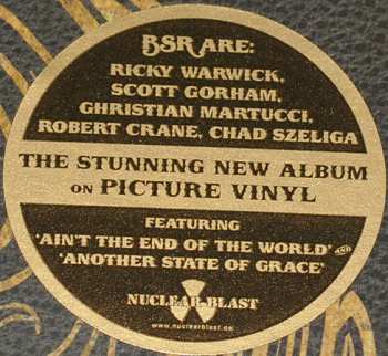 LP Black Star Riders: Another State Of Grace PIC