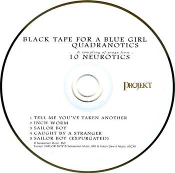 CD black tape for a blue girl: Quadranotics - A Sampling Of Songs From : 10 Neurotics