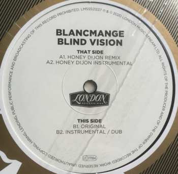 LP Blancmange: Blind Vision (Honey Dijon Remixes)