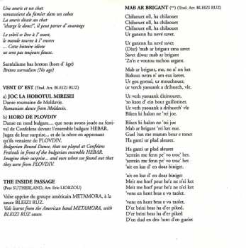 CD Bleizi Ruz: En Concert