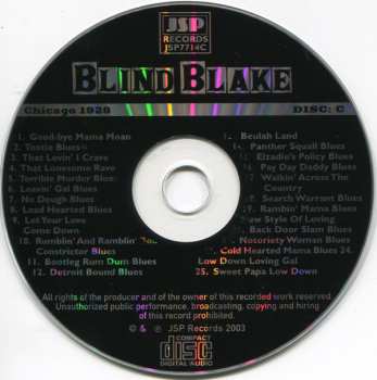 5CD/Caja Blind Blake: All The Published Sides