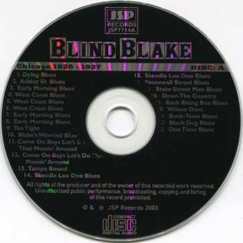 5CD/Caja Blind Blake: All The Published Sides