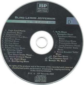 4CD/Caja Blind Lemon Jefferson: The Complete 94 Classic Sides Remastered