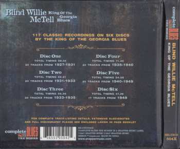 6CD/Caja Blind Willie McTell: King Of The Georgia Blues