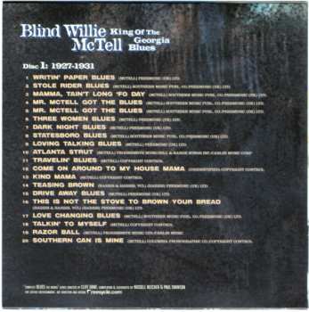 6CD/Caja Blind Willie McTell: King Of The Georgia Blues