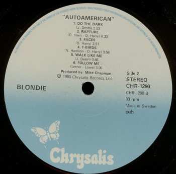 LP Blondie: AutoAmerican