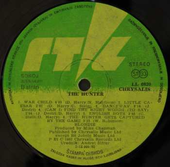 LP Blondie: The Hunter