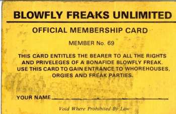 LP Blowfly: Blowfly On Tour '86