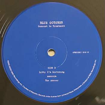 2LP Blue October: Consent To Treatment CLR