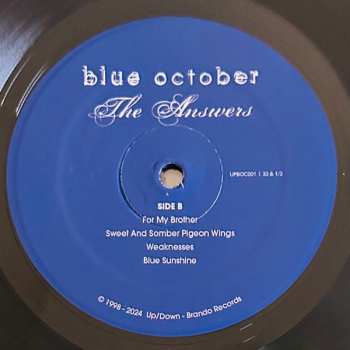 2LP Blue October: The Answers CLR