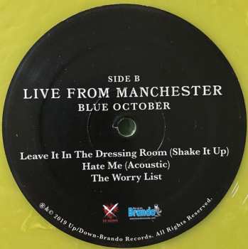 LP Blue October: Live From Manchester CLR
