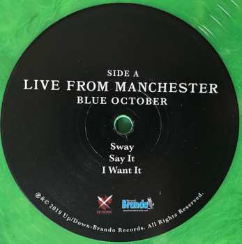 LP Blue October: Live From Manchester CLR