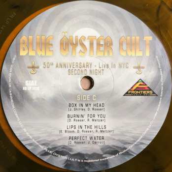 3LP Blue Öyster Cult: 50th Anniversary - Live In NYC - Second Night CLR