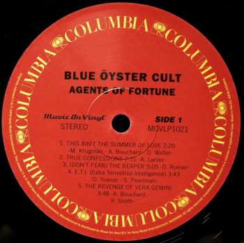 LP Blue Öyster Cult: Agents Of Fortune