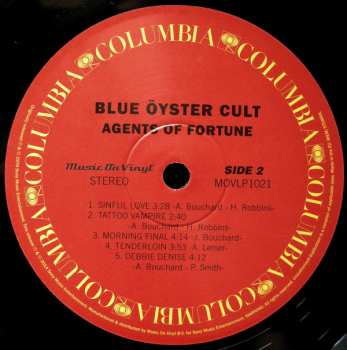 LP Blue Öyster Cult: Agents Of Fortune