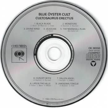 CD Blue Öyster Cult: Cultösaurus Erectus