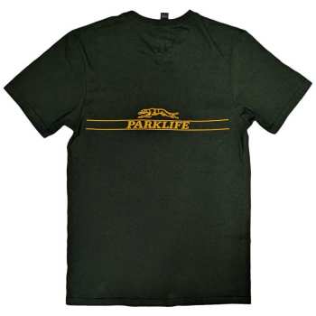 Mercancía Blur: Blur Unisex T-shirt: Parklife Album (green) (back Print) (small) S