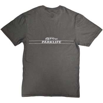 Mercancía Blur: Blur Unisex T-shirt: Pocket Blur / Parklife (charcoal Grey) (back Print) (small) S