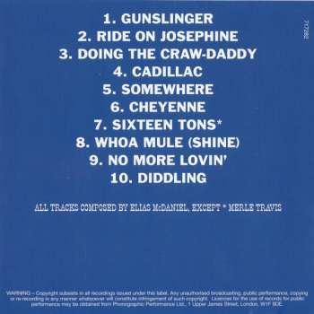 CD Bo Diddley: Bo Diddley Is A Gunslinger