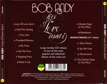 CD Bob Andy: Lots Of Love And I