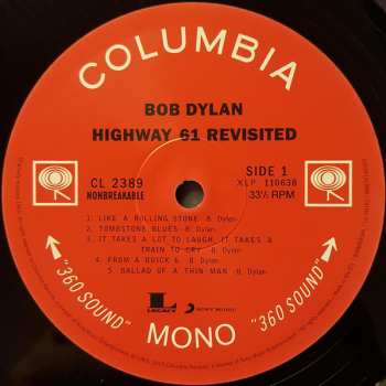 LP Bob Dylan: Highway 61 Revisited