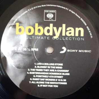 LP Bob Dylan: His Ultimate Collection