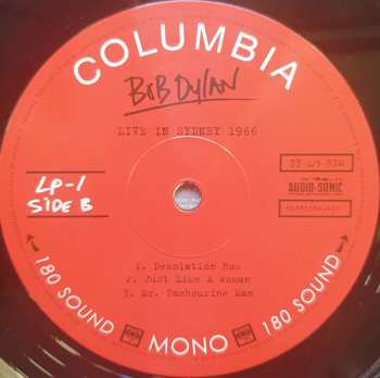 2LP Bob Dylan: Live In Sydney 1966 LTD