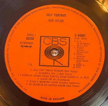 2LP Bob Dylan: Self Portrait