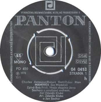 SP Bob Frídl: Maminka / Jednou, Dvakrát