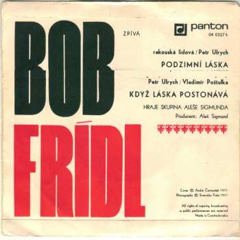 SP Bob Frídl: Podzimní Láska / Když Láska Postonává
