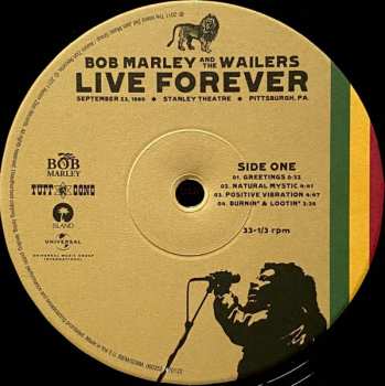 3LP/2CD/Caja Bob Marley & The Wailers: Live Forever: The Stanley Theatre, Pittsburgh, PA, September 23, 1980 LTD