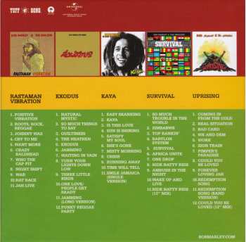 5CD/Caja Bob Marley & The Wailers: 5 Classic Albums