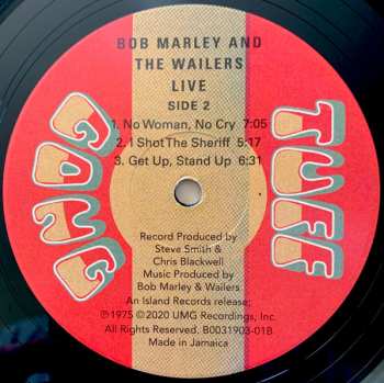 LP Bob Marley & The Wailers: Live!  LTD | NUM