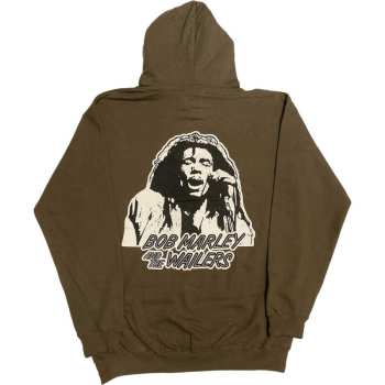 Mercancía Bob Marley & The Wailers: Bob Marley Unisex Pullover Hoodie: One Love Wailers Mic Photo (back Print & Embroidery) (small) S