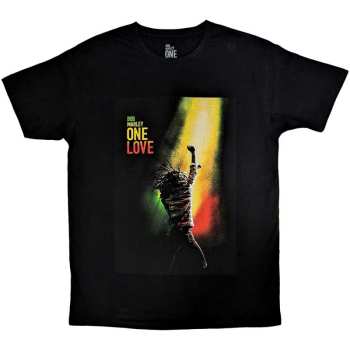 Mercancía Bob Marley & The Wailers: Bob Marley Unisex T-shirt: One Love Movie Poster (small) S