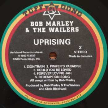 LP Bob Marley & The Wailers: Uprising LTD | NUM