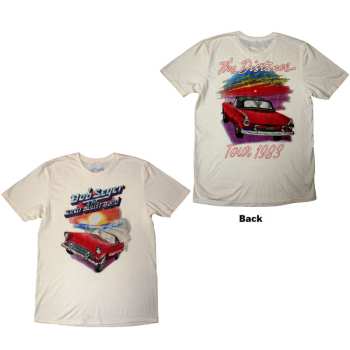 Mercancía Bob Seger & The Silver Bullet Band: Bob Seger & The Silver Bullet Band Unisex T-shirt: Distance Tour (natural) (back Print) (small) S