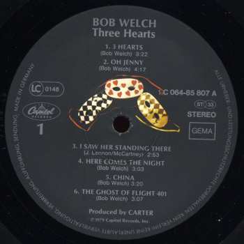 LP Bob Welch: Three Hearts