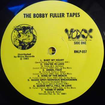 LP Bobby Fuller: The Bobby Fuller Tapes Volume One