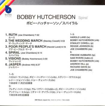 CD Bobby Hutcherson: Spiral LTD