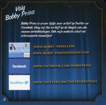 CD Bobby Prins: Een Album Vol Dromen