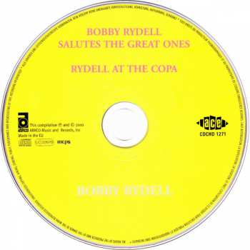 CD Bobby Rydell: Bobby Rydell Salutes The Great Ones / Rydell At The Copa
