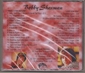 CD Bobby Sherman: “What Came Before” And “Just For You”