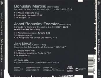 CD Bohuslav Martinů: Cello Concertos