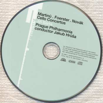 CD Bohuslav Martinů: Cello Concertos