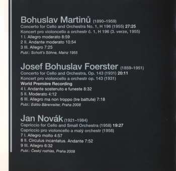 CD Bohuslav Martinů: Cello Concertos