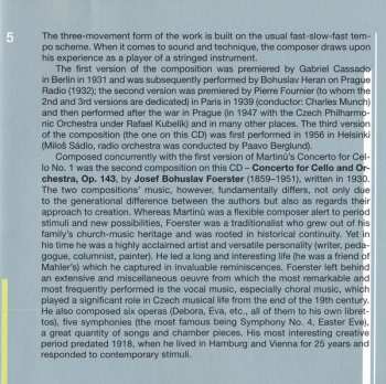 CD Bohuslav Martinů: Cello Concertos