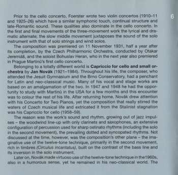 CD Bohuslav Martinů: Cello Concertos